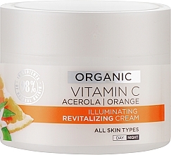 Парфумерія, косметика Відновлювальний крем з вітаміном С - Eveline Cosmetics Organic Vitamin C Cream