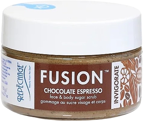 Цукровий скраб для обличчя й тіла "Шоколадне еспресо" - Repechage Fusion Chocolate Espresso Face & Body Sugar Scrub — фото N1
