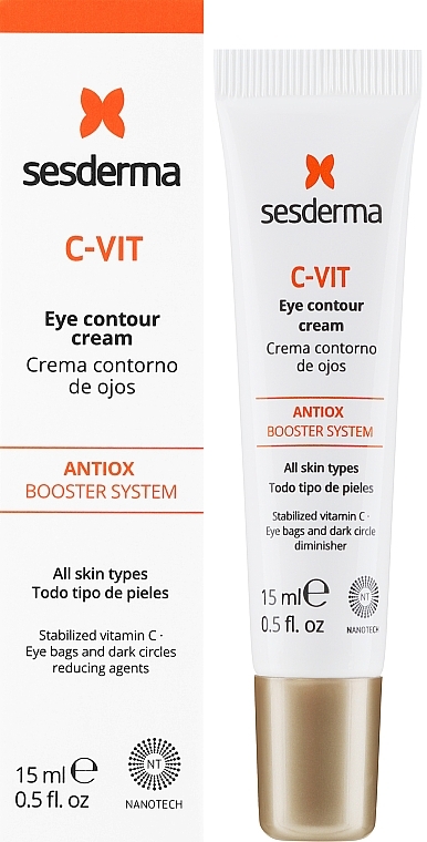 Крем для контура глаз - SesDerma Laboratories C-Vit Eye Contour Cream — фото N2