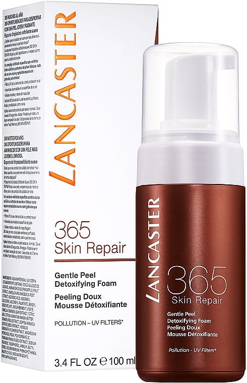 Засіб для догляду за шкірою обличчя - Lancaster 365 Skin Repair Gentle Peel Detoxifying Foam — фото N2