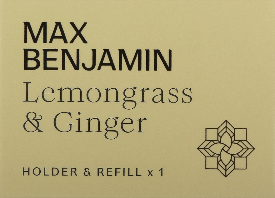 Ароматизатор для автомобиля - Max Benjamin Car Fragrance Lemongrass & Ginger  — фото N2