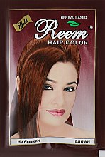 Аюрведична індійська фарба для волосся, коричнева - Triuga Herbal Reem Gold — фото N2