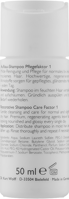 Шампунь восстанавливающий - Alcina Hair Care Restorative Shampoo — фото N2