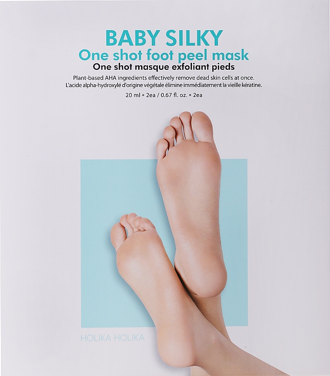 Пилинг для ног - Holika Holika Baby Silky One Shot Foot Peel Mask — фото N5