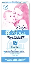 Набір для купання дітей від народження - Only Natural (soap/400ml + shamp/400ml) — фото N1