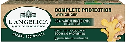 Зубная паста с экстрактом имбиря - L'Angelica Complete Protection With Ginger Toothpaste  — фото N1