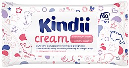 Парфумерія, косметика Дитячі вологі серветки - Kindii Cream