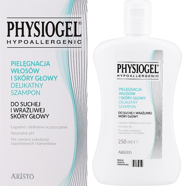 Делікатний шампунь для сухої і чутливої шкіри голови - Physiogel Scalp Care Mild Shampoo — фото N2