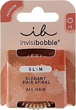 Парфумерія, косметика Резинка-браслет для волосся - Invisibobble Slim Bronze Me Pretty Elegant Hair Spiral