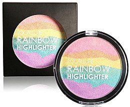 Духи, Парфюмерия, косметика Хайлайтер, радужный - Focallure Rainbow Highlighter