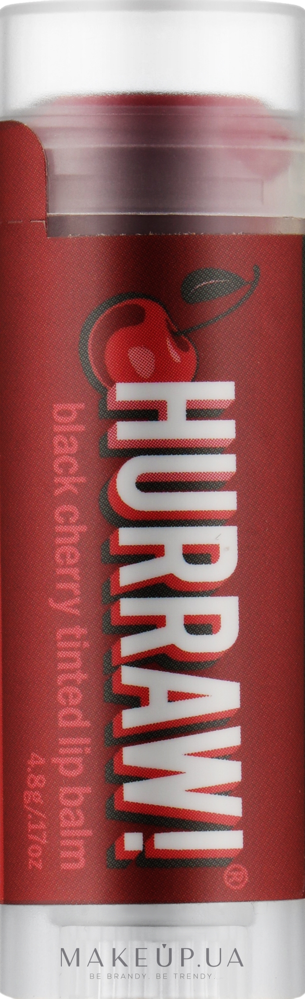 Бальзам для губ "Черешня" - Hurraw! Black Cherry Tinted Lip Balm — фото 4.8g