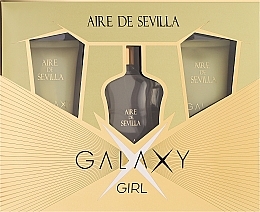 Парфумерія, косметика Instituto Espanol Aire de Sevilla Galaxy Girl - Набір (edt/150ml + b/cr/100ml + sh/gel/100ml)