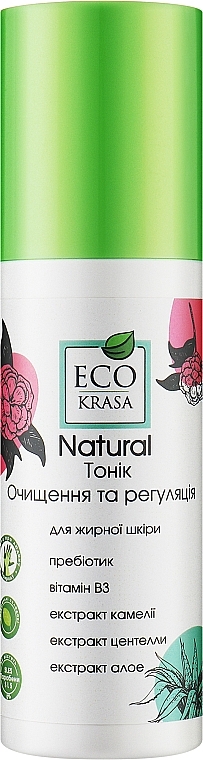 Тонік для жирної шкіри - Eco Krasa Natural — фото N1