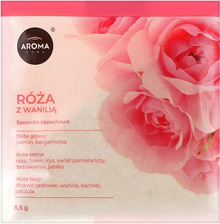 Aroma Home Basic Rose With Vanilla - Ароматичне саше — фото N1