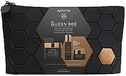 Парфумерія, косметика Набір - Apivita Queen Bee Cream Rich Texture (cream/50ml + serum/10ml + night/cream/15ml)