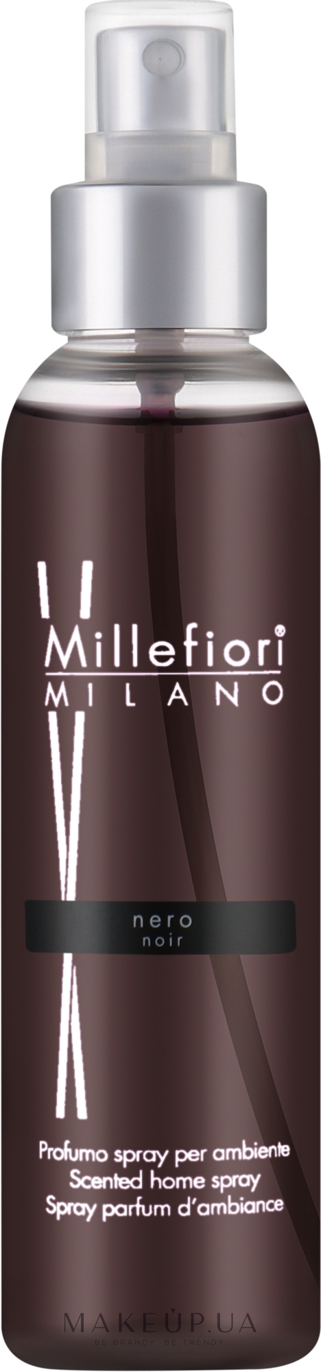 Ароматичний спрей для дому - Millefiori Milano Natural Nero Home Spray — фото 150ml