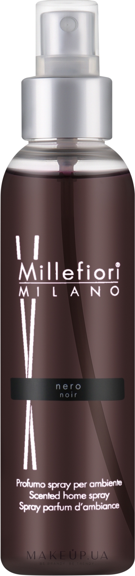 Ароматический спрей для дома - Millefiori Milano Natural Nero Home Spray:  купить по лучшей цене в Украине | Makeup.ua