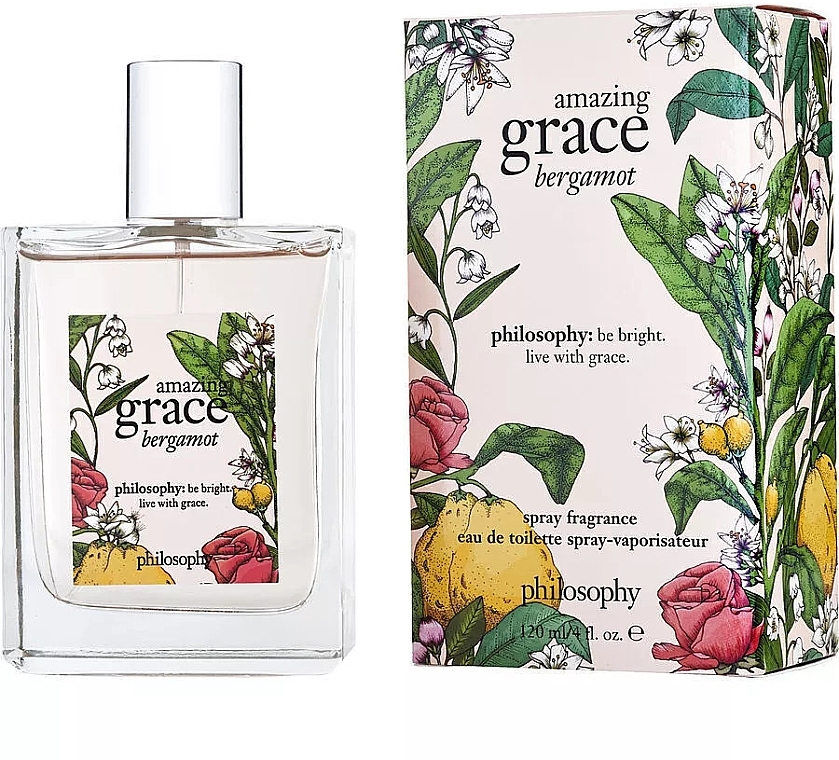 Philosopfy Amazing Grace Bergamot - Набір (edt/120ml + edt/60ml + shm/sh/gel/480ml + b/lot/480ml) — фото N1