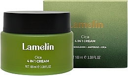 Парфумерія, косметика Регенерувальний крем для обличчя з екстрактом центели 4 в 1 - Lamelin Cica 4-In-1 Cream