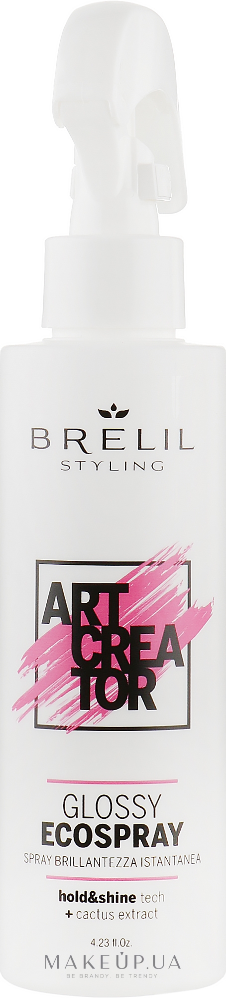 Спрей без газа для исключительного сияния волос - Brelil Art Creator Glossy Ecospray — фото 150ml