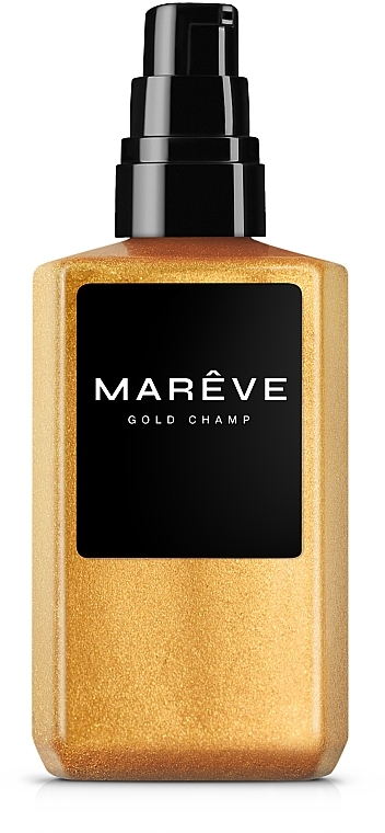 Парфюмированное молочко для тела с шиммером "Gold Champ" - MARÊVE — фото N5