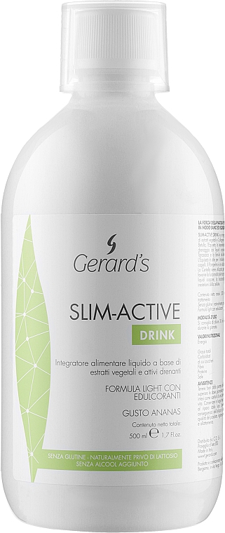 Пищевая добавка с растительным экстрактом - Gerard's Cosmetics Slim-Active Drink — фото N1