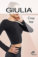 Спортивный топ с длинными рукавами "Crop Top", amparo blue - Giulia — фото N3