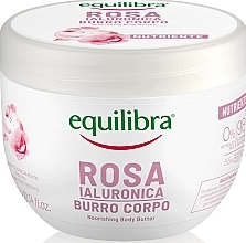 Олія для тіла "Троянда" з гіалуроновою кислотою - Equilibra Hyaluronic Rose Nourishing Body Butter — фото N1