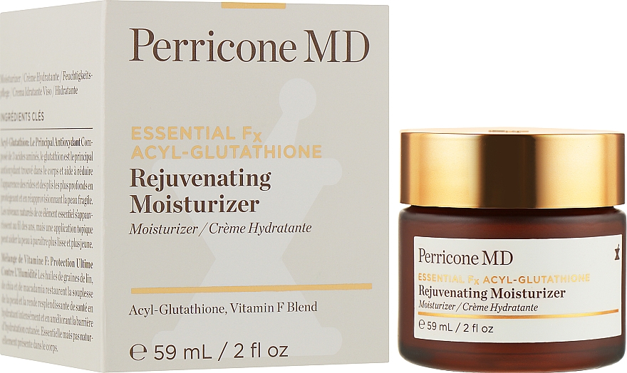 Зволожувальний крем для обличчя - Perricone MD Essential Fx Acyl-Glutathione Intensive Overnight Moisturizer — фото N2