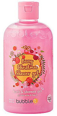 Гель для душа - Bubble T Berry Christmas Bath & Shower Gel — фото N1