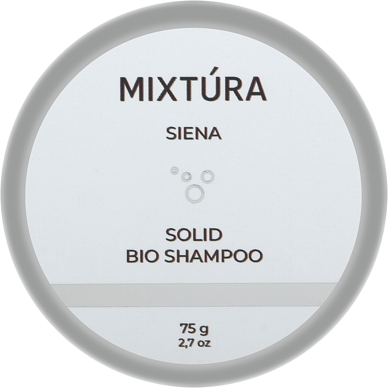 Твердий шампунь - Mixtura Siena Solid Bio Shampoo — фото N1