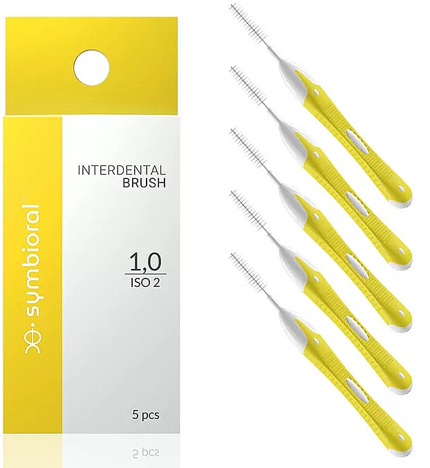 Щітки для міжзубних проміжків, 1,0 мм - Symbioral Interdental Brush ISO 2 — фото N1