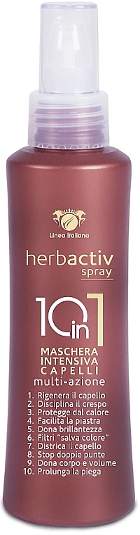 Маска-спрей 10 в 1 - Linea Italiana Herbactiv 10 In 1 Hair Mask Spray — фото N1