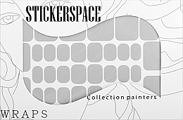 Дизайнерские наклейки для педикюра "Tapioki Pedi" - StickersSpace — фото N1