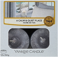 Чайные свечи - Yankee Candle Scented Tea Light Candles A Calm & Quiet Place — фото N1