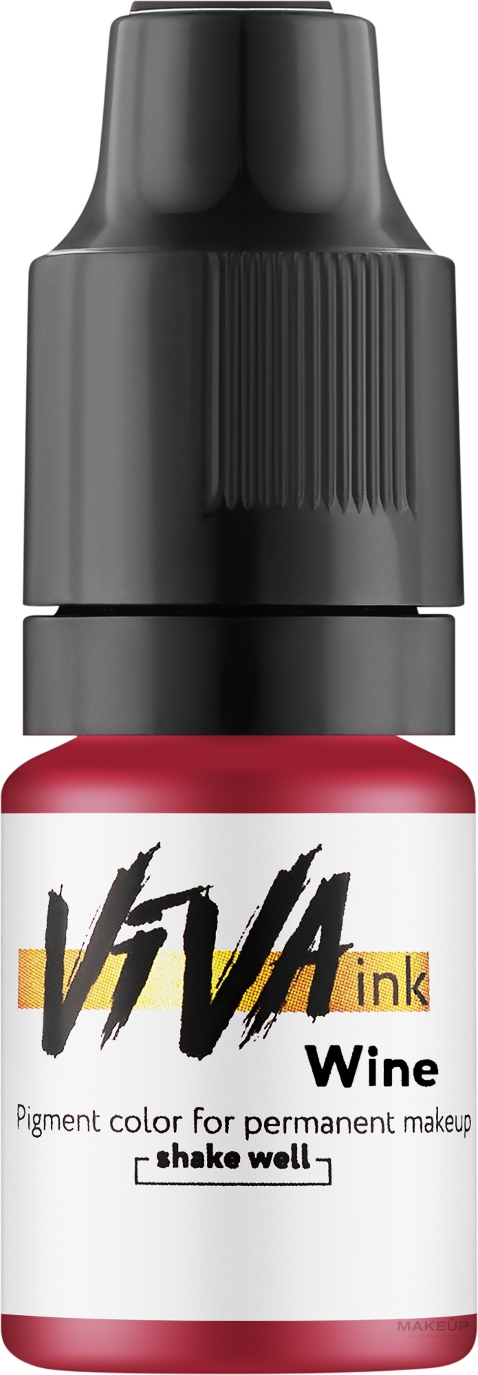 Viva ink Lips Wine - Пігмент для перманентного макіяжу губ, 6 мл — фото 6ml