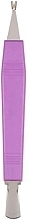 Тример для видалення кутикули, 11,8 см, фіолетовий - Disna Pharma — фото N1