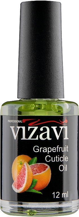 Олія для кутикули "Грейпфрут" - Vizavi Professional Grapefruit Cuticle Oil — фото N1