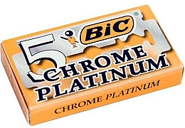 Парфумерія, косметика Набір лез для станка, 5 шт. - Bic Chrome Platinum