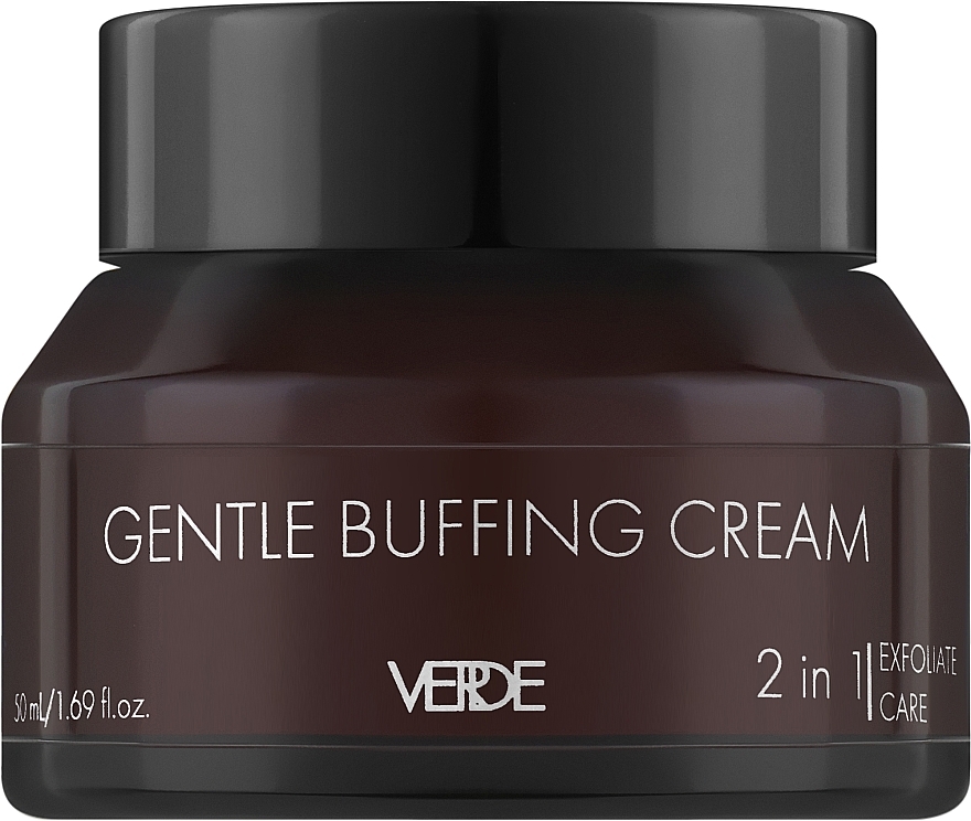 Мус-скраб для обличчя та брів - Verde Gentle Buffing Cream — фото N1