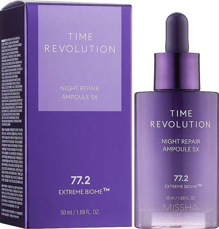 Сироватка для обличчя нічна - Missha Time Revolution Night Repair Ampoule 5X — фото N2
