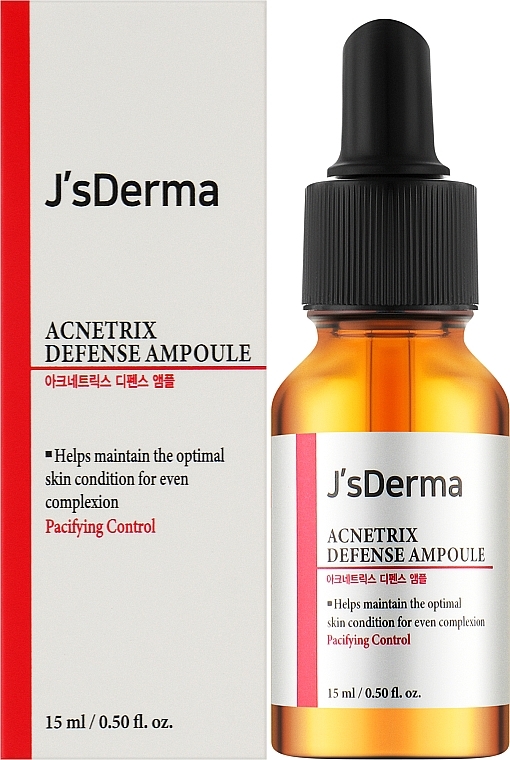 Засіб для обличчя від прищів - J'sDerma Acnetrix Defense Ampoule — фото N2