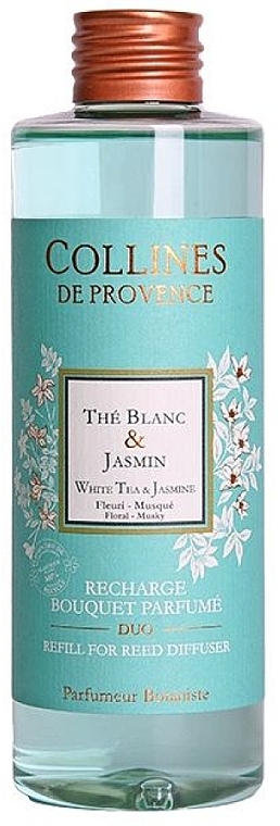 Аромадиффузор "Белый чай и жасмин" - Collines de Provence White Tea & Jasmine Diffusor (сменный блок)  — фото N1