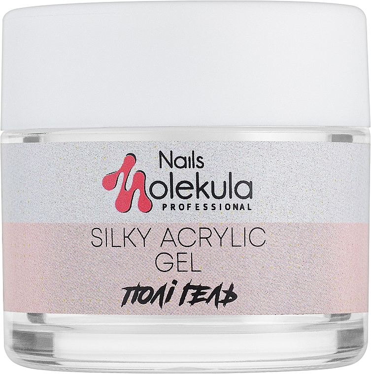 Акрил-Гель - Nails Molekula Silky Acrylic Gel Silky Clear