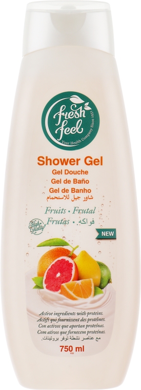 Гель для душу "Фруктовий" - Fresh Feel Shower Gel Fruits — фото N1