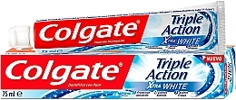Отбеливающая зубная паста - Colgate Triple Action Xtra White — фото N1