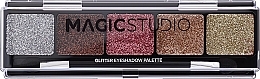 Палетка глітерів - Magic Studio Glitter Eyeshadow Palette — фото N2