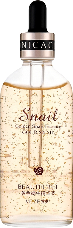 Сироватка з муцином равлика та нано-золотом - Veze (Venzen) Silky Hydrating Skin Gold Snail — фото N1