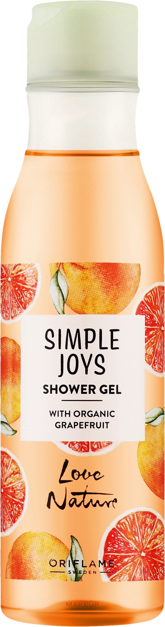 Гель для душа с органическим грейпфрутом - Oriflame Love Nature Simple Joys Shower Gel — фото 250ml