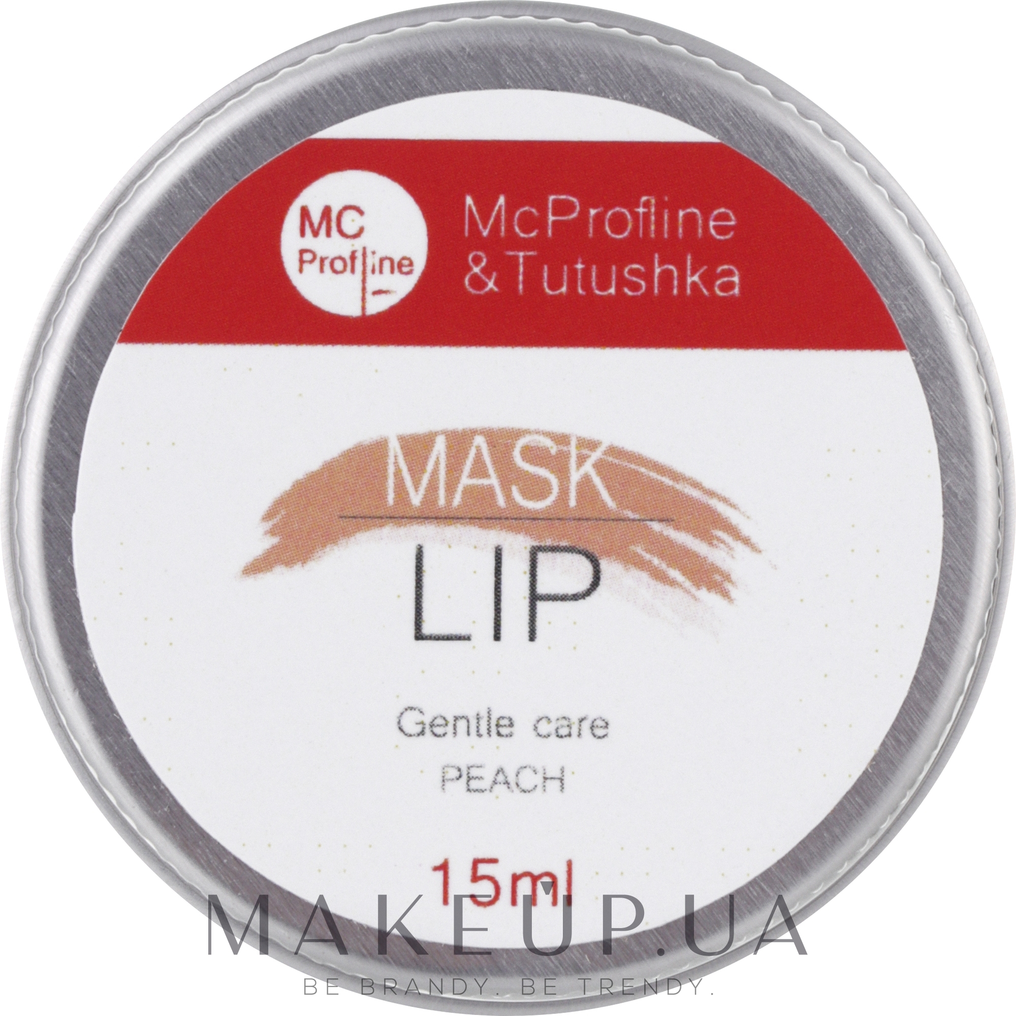 Персиковая маска для губ - Miss Claire MC Profline & Tutushka Lip Mask — фото 15ml